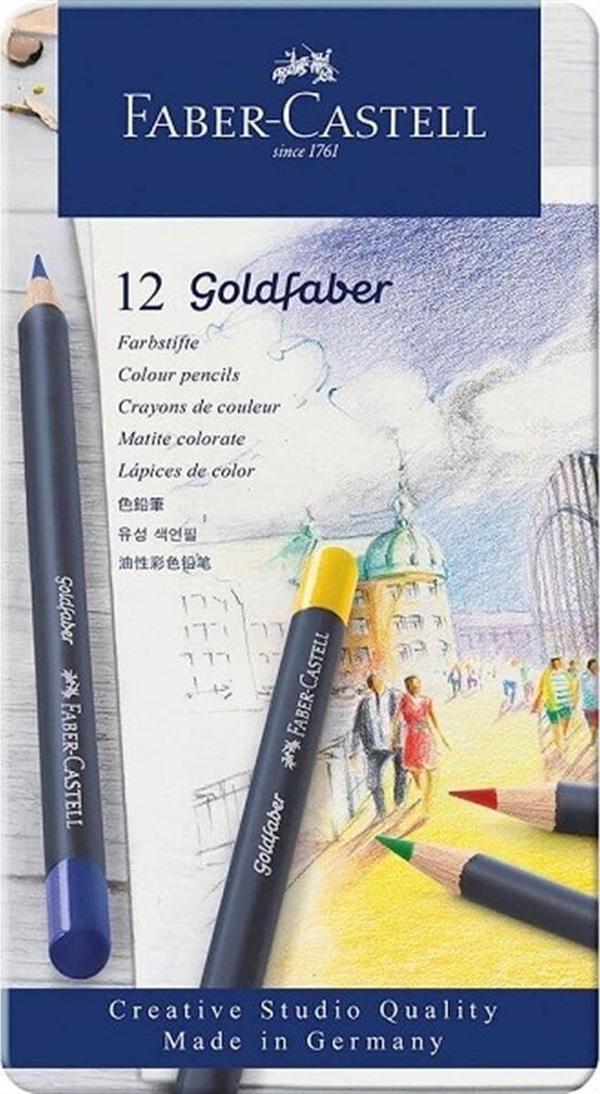 Faber Castell Goldfaber 12 Renk Kuru Boya 114712 - Image 1