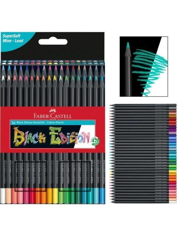Faber Castell Black Edıtıon 24 Renk Kuru Boya - Image 1