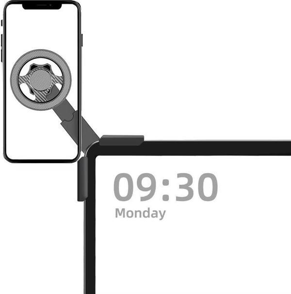 Ga79 Mag-Safe Ekran Üstü Elektrikli Araç Telefon Tutucu 1,5 cm Kadar Tüm Ekranlar Araba Notebook Monitör - Image 1