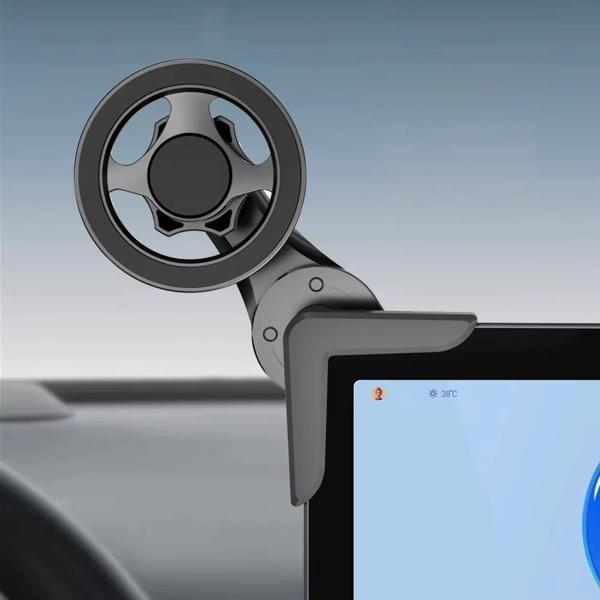 Ga80 Mag-Safe Ekran Üstü Elektrikli Araç Telefon Tutucu 2,5 cm Kadar Tüm Ekranlar Araba Notebook Monitör - Image 1