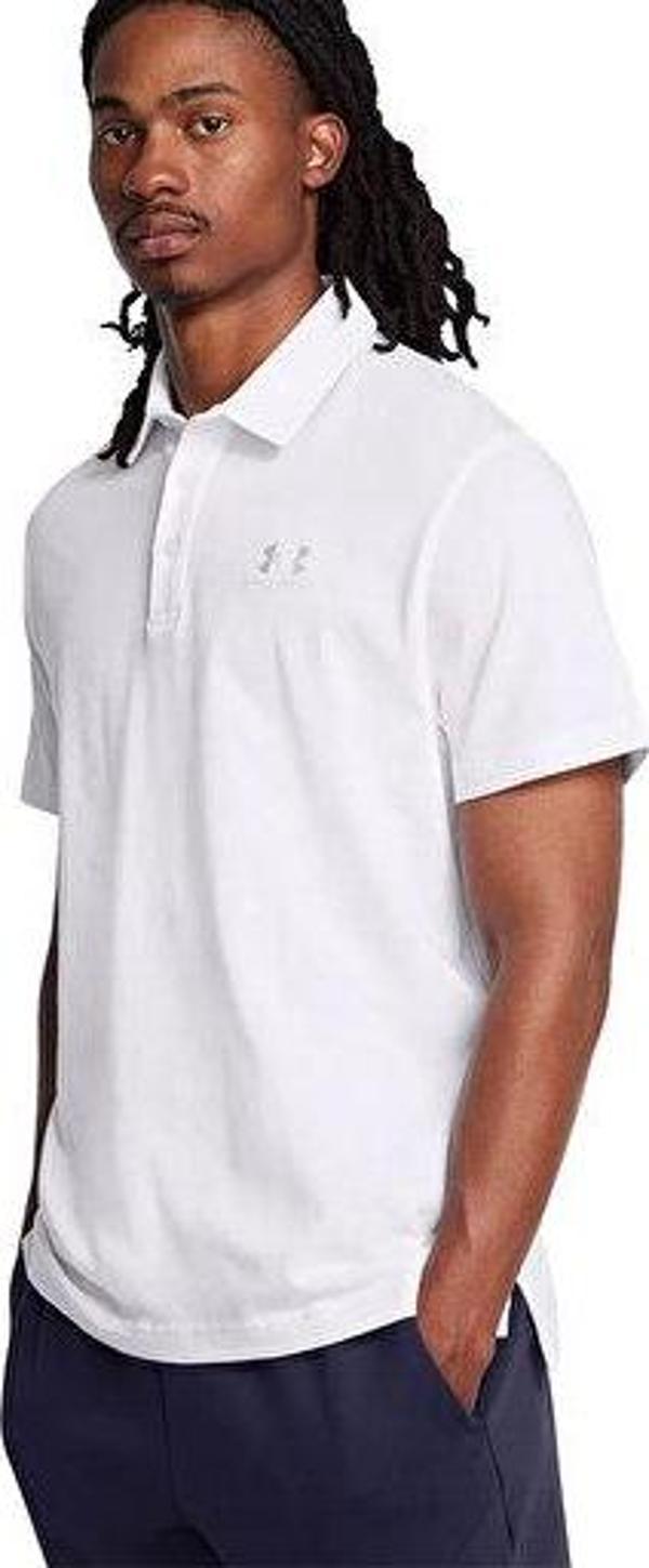 Under Armour Ua Icon Polo Erkek Günlük Polo Tişört 1386608-100 Beyaz - Image 1