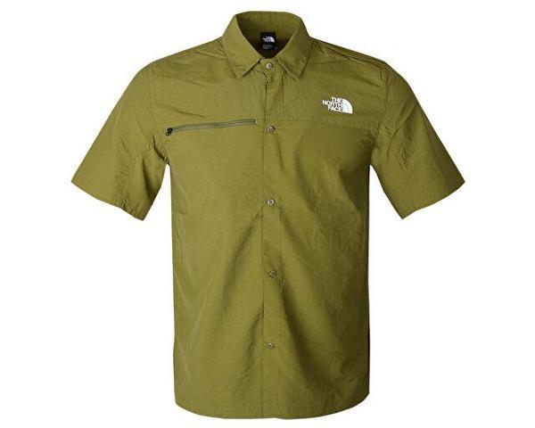 The North Face M Packable Ss Shirt Erkek Günlük Gömlek NF0A883J4EQ1 Haki - Image 1