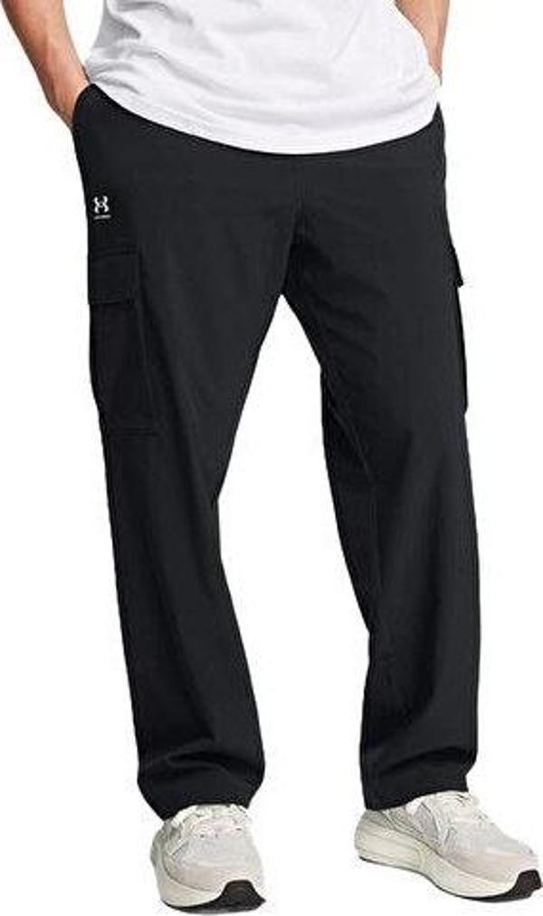 Under Armour Ua Vibe Woven Cargo Pants Erkek Günlük Kargo Pantolon 1386558-001 Siyah - Image 1