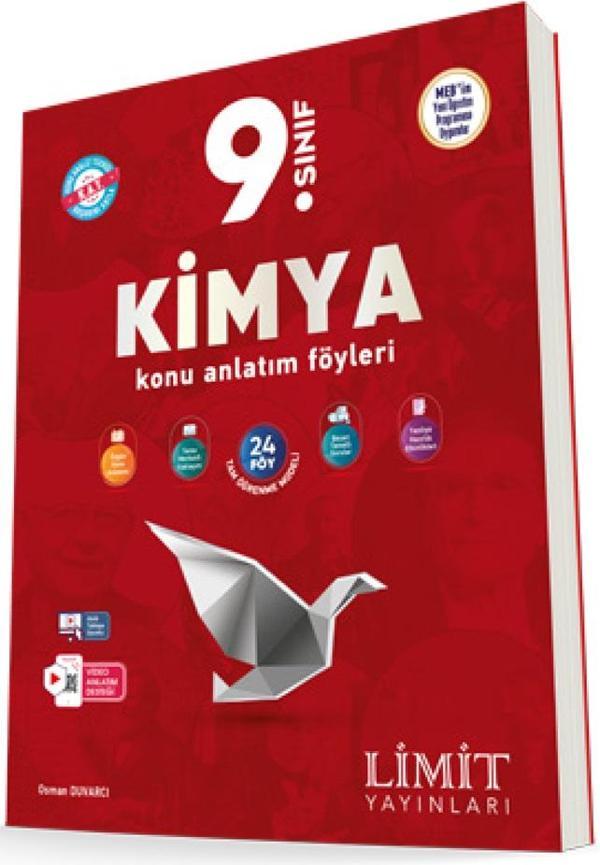 Limit 2025 9. Sınıf Kimya Konu Anlatım Föyleri Güncel Müfredat - Limit Yayınları - Image 1