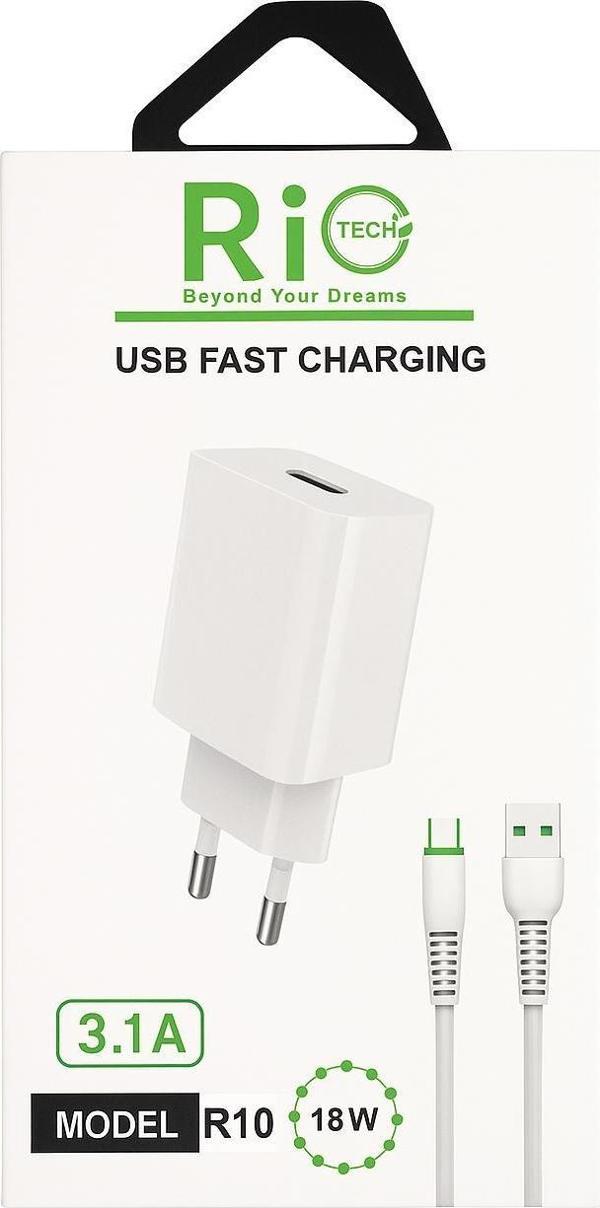Rio Tech 18W Micro Usb Şarj Cihazı-R10 - Image 1