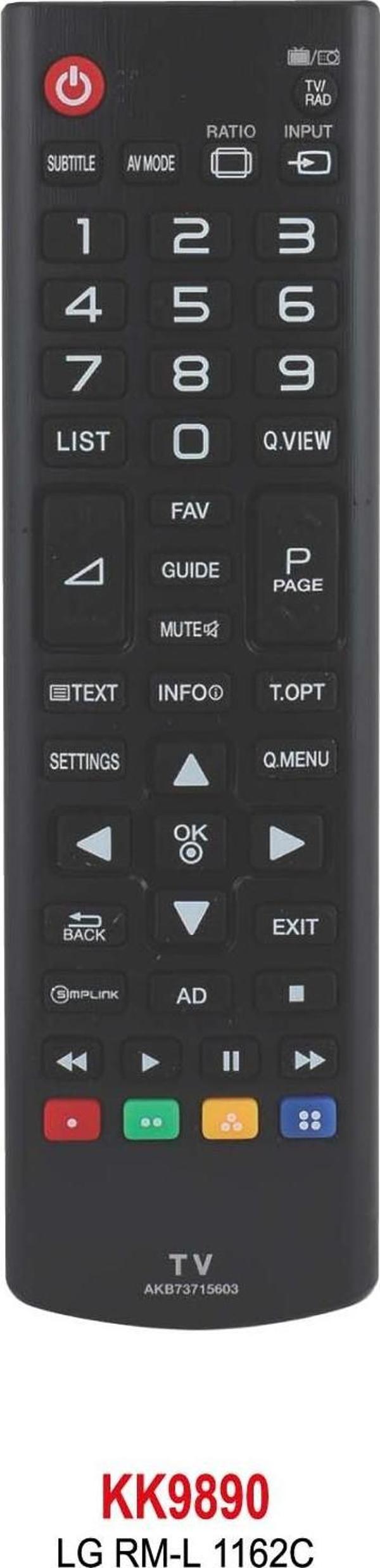 LG RM-L 1162C LCD  KUMANDA - Image 1