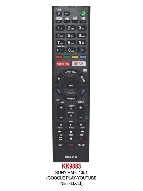 SONY RM-L 1351 (GOOGLE PLAY – YOUTUBE – NETFLIX’Lİ) KUMANDA - Image 1