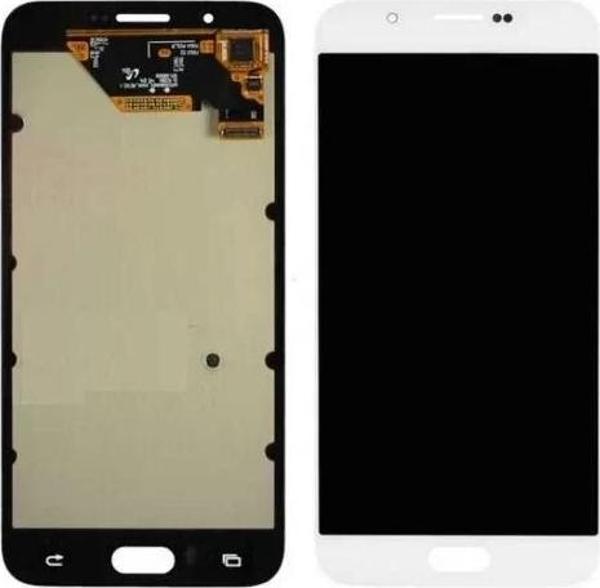 Samsung Uyumlu Galaxy A8 A800 Lcd Ekran Dokunmatik Beyaz OLED - Image 1