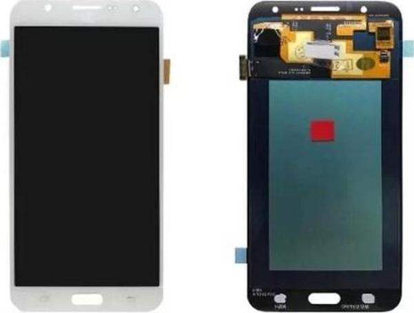 Samsung Uyumlu Galaxy J7 J700 Lcd Ekran Dokunmatik Beyaz OLED - Image 1