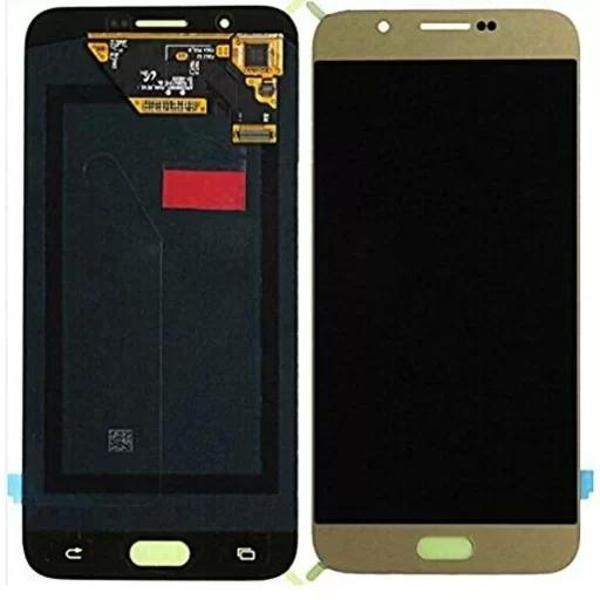 Samsung Uyumlu Galaxy A8 A800 Lcd Ekran Dokunmatik Gold OLED - Image 1