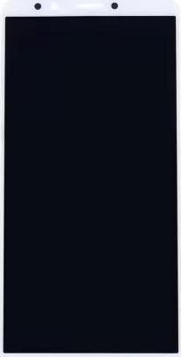 Huawei Uyumlu Y7 Prime 2018 Lcd Ekran Dokunmatik Beyaz Çıtasız - Image 1