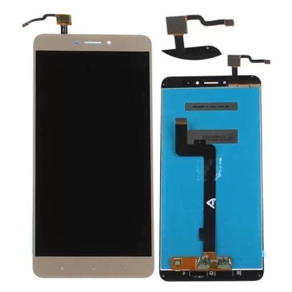Xiaomi Uyumlu Mi Max 2 Lcd Ekran Dokunmatik Gold Çıtasız - Image 1