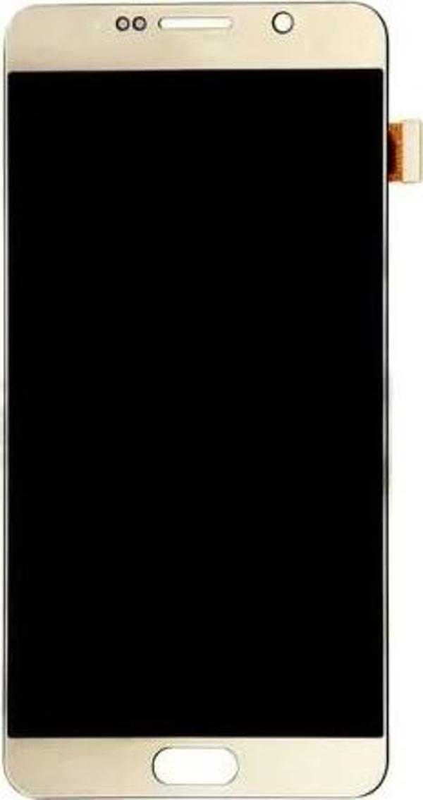 Samsung Uyumlu Galaxy Note 5 N920 Lcd Ekran Dokunmatik Gold OLED - Image 1