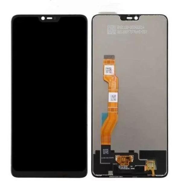 Oppo Uyumlu A3 Lcd Ekran Dokunmatik Siyah Çıtasız - Image 1