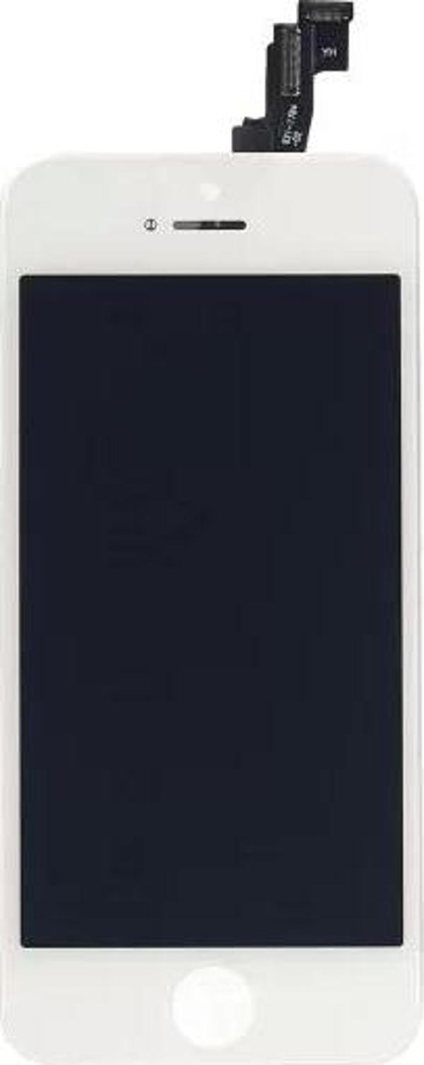 Realpower Apple Uyumlu iPhone 5S Lcd Ekran Dokunmatik Hq Beyaz - Image 1