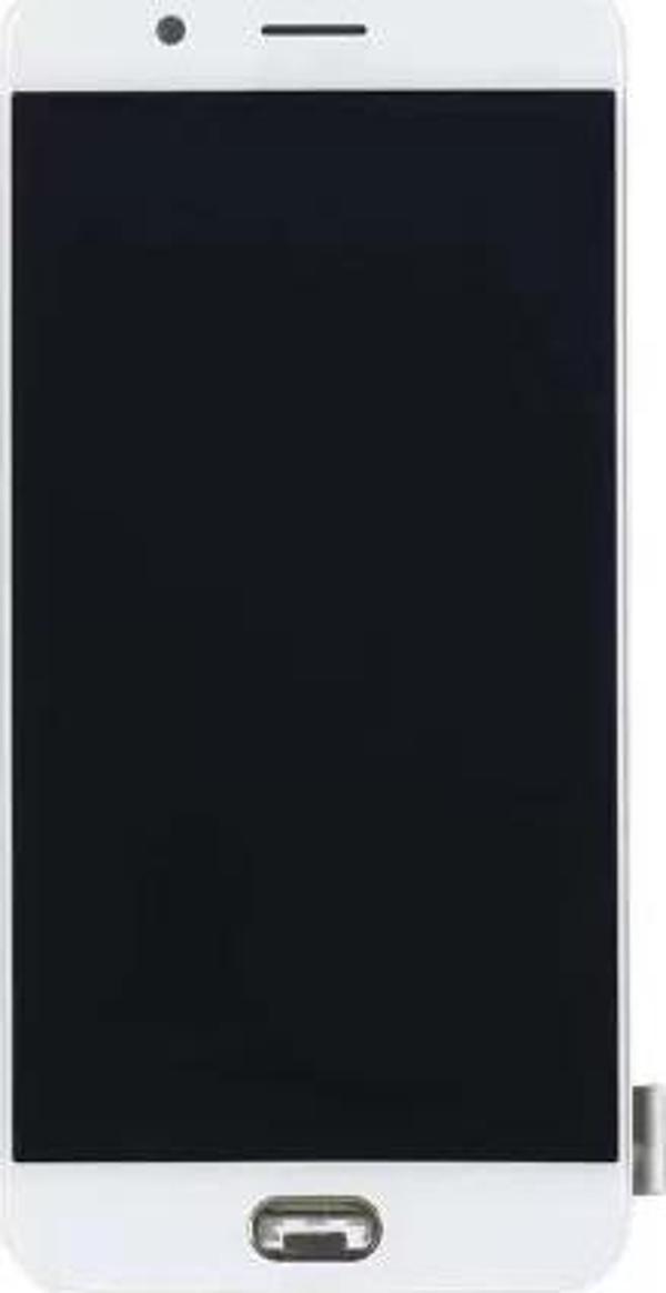 Oppo Uyumlu R11 Lcd Ekran Dokunmatik Beyaz Çıtalı - Image 1