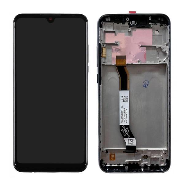 Xiaomi Uyumlu Redmi Note 8T Lcd Ekran Dokunmatik Siyah Çıtalı - Image 1