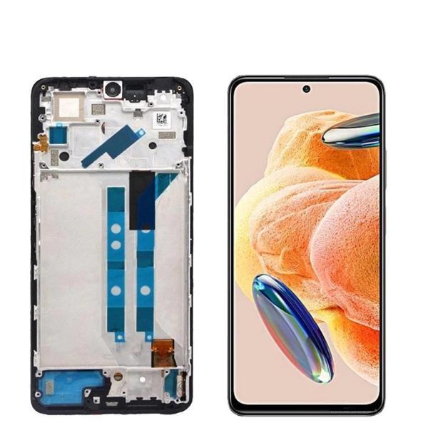 Xiaomi Uyumlu Redmi Note 12 Pro 4G Lcd Ekran Dokunmatik Siyah Çıtalı OLED - Image 1