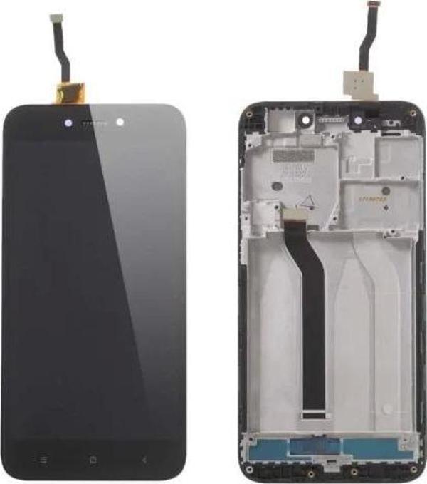 Xiaomi Uyumlu Redmi 5A Lcd Ekran Dokunmatik Siyah Çıtalı Servis - Image 1