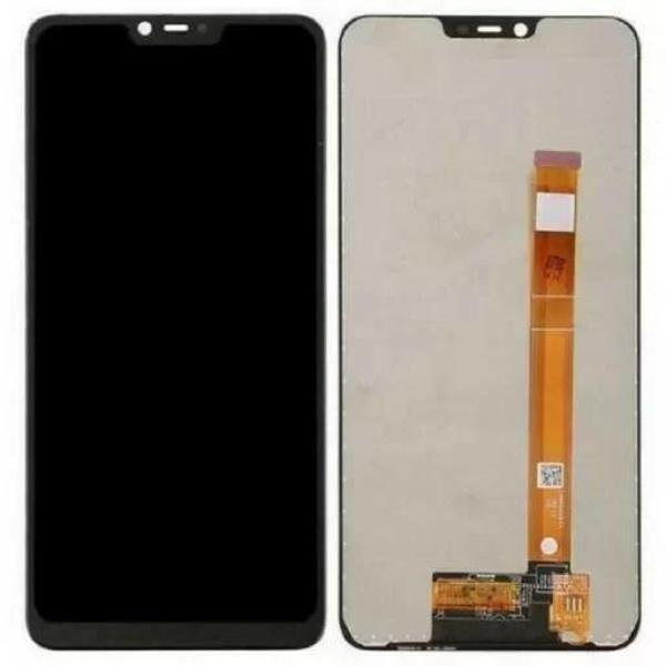 Realme Uyumlu C1 Lcd Ekran Dokunmatik Siyah Çıtasız - Image 1