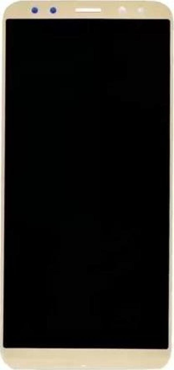 Huawei Uyumlu Mate 10 Lite Lcd Ekran Dokunmatik Gold Çıtalı - Image 1
