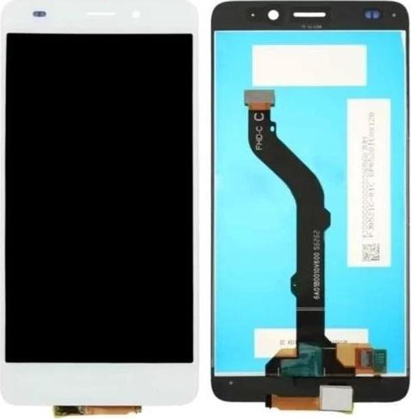 Huawei Uyumlu Gt3 Lcd Ekran Dokunmatik Beyaz Çıtasız - Image 1