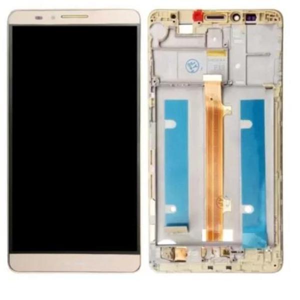Huawei Uyumlu Mate 7 Lcd Ekran Dokunmatik Gold Çıtalı - Image 1
