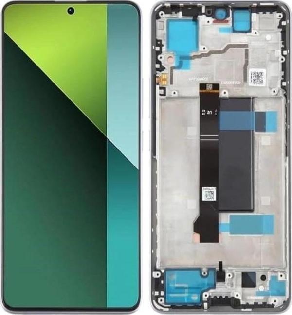Xiaomi Uyumlu Redmi Note 13 Pro 5G Lcd Ekran Dokunmatik Beyaz Çıtalı Servis - Image 1