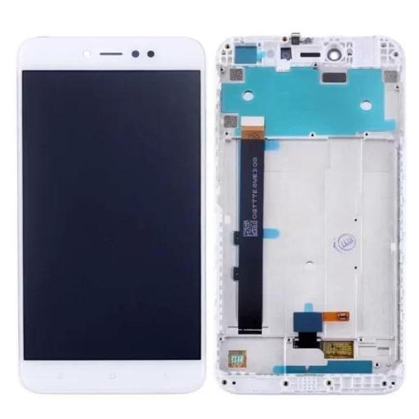 Xiaomi Uyumlu Redmi Note 5A Lcd Ekran Dokunmatik Beyaz Çıtalı Servis - Image 1