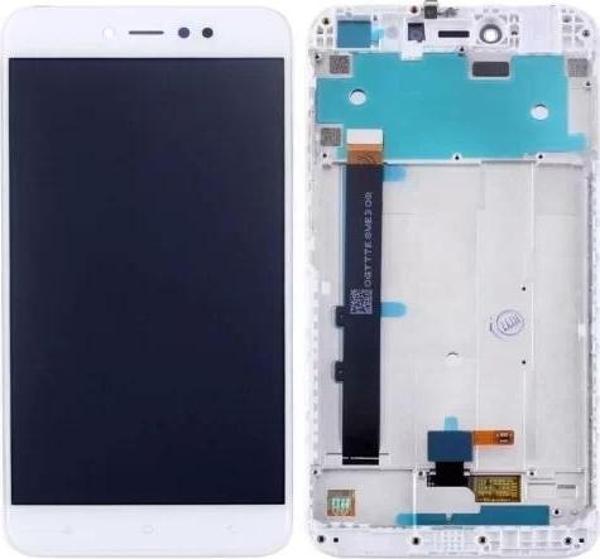 Xiaomi Uyumlu Redmi Note 5A Lcd Ekran Dokunmatik Beyaz Çıtalı Servis - Image 1