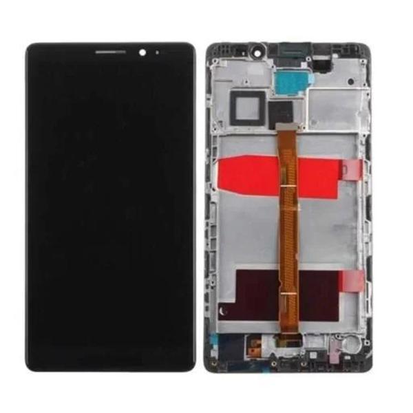 Huawei Uyumlu Mate 8 Lcd Ekran Dokunmatik Siyah Çıtalı - Image 1