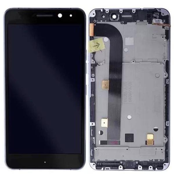 General Mobile Uyumlu Discovery Gm5 Plus Lcd Ekran Dokunmatik Siyah Çıtalı - Image 1