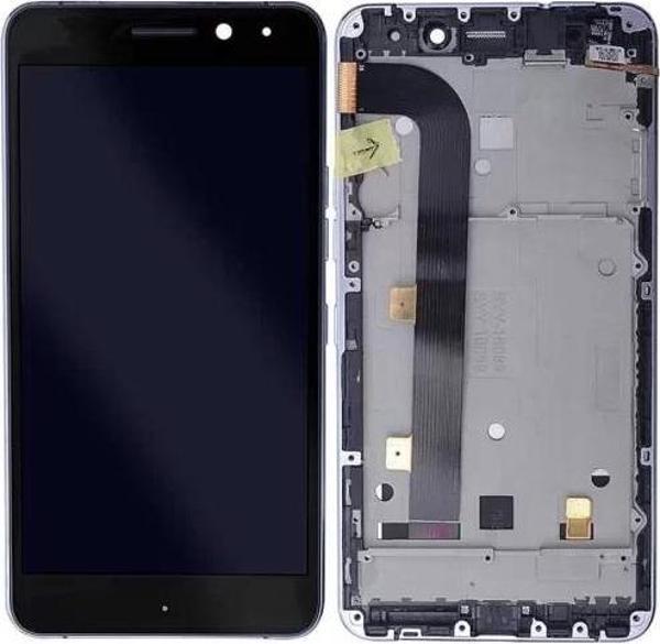 General Mobile Uyumlu Discovery Gm5 Plus Lcd Ekran Dokunmatik Siyah Çıtalı - Image 1