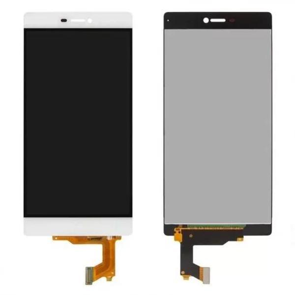 Huawei Uyumlu P8 Lcd Ekran Dokunmatik Beyaz Çıtasız - Image 1