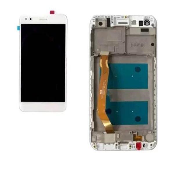 Huawei Uyumlu P9 Lite Mini Lcd Ekran Dokunmatik Beyaz Çıtalı - Image 1