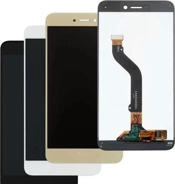 Huawei Uyumlu P9 Lite 2017 Lcd Ekran Dokunmatik Beyaz Çıtasız - Image 1