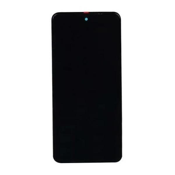 Huawei Uyumlu P Smart 2021 Lcd Ekran Dokunmatik Siyah Çıtalı - Image 1