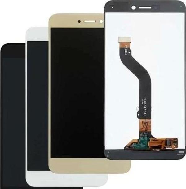 Huawei Uyumlu P9 Lite 2017 Lcd Ekran Dokunmatik Siyah Çıtasız - Image 1