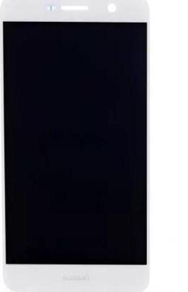 Huawei Uyumlu Y6 Pro Lcd Ekran Dokunmatik Beyaz Çıtasız - Image 1