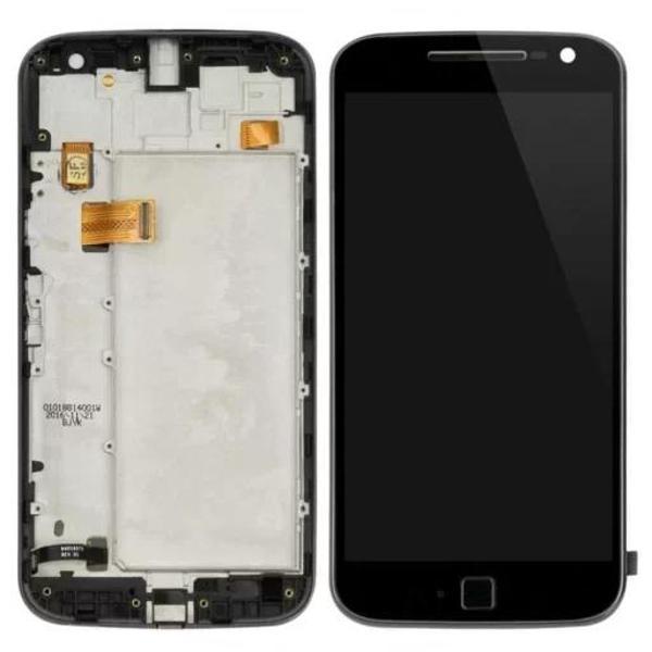Motorola Uyumlu Moto G4 Plus Lcd Ekran Dokunmatik Siyah Çıtalı - Image 1