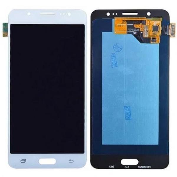 Samsung Uyumlu Galaxy J510 Lcd Ekran Dokunmatik Beyaz OLED - Image 1