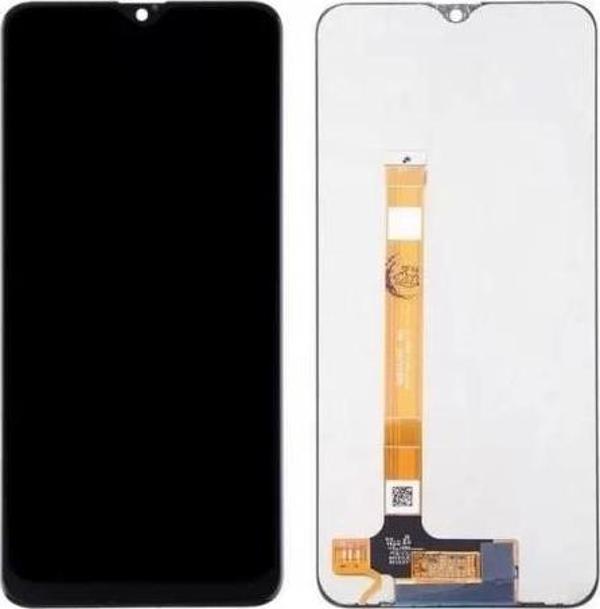 Oppo Uyumlu Reno A9 Lcd Ekran Dokunmatik Siyah Çıtasız - Image 1