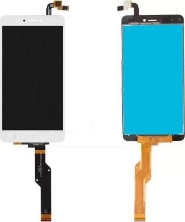 Xiaomi Uyumlu Redmi Note 4X Lcd Ekran Dokunmatik Beyaz Çıtasız - Image 1