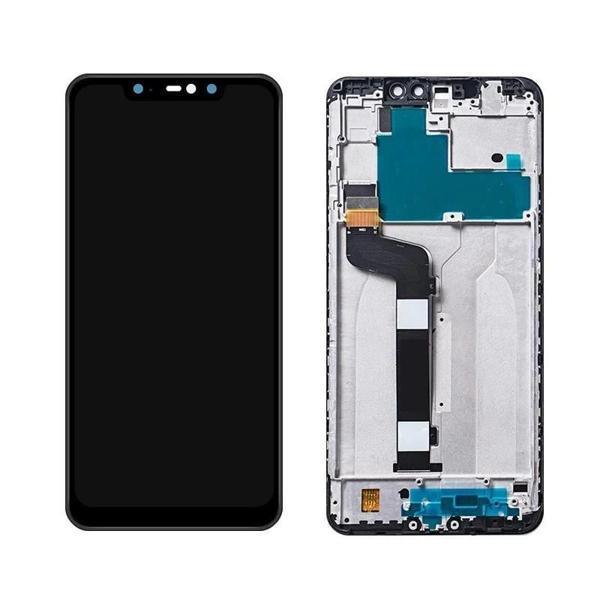 Xiaomi Uyumlu Redmi Note 6 Pro Lcd Ekran Dokunmatik Siyah Çıtalı - Image 1