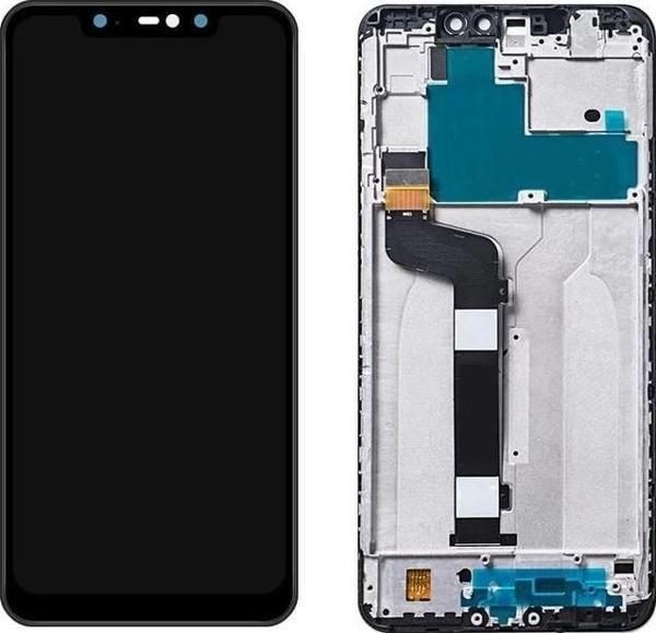 Xiaomi Uyumlu Redmi Note 6 Pro Lcd Ekran Dokunmatik Siyah Çıtalı - Image 1