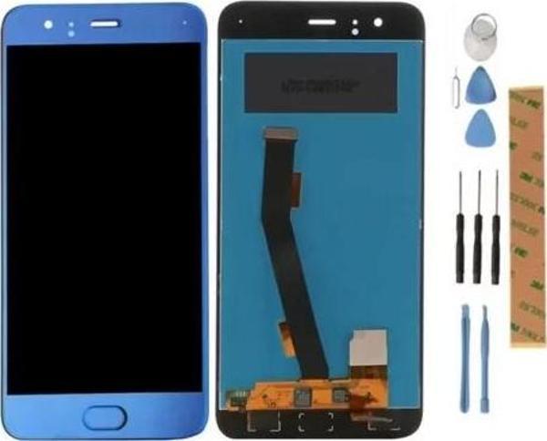 Xiaomi Uyumlu Mi 6 Lcd Ekran Dokunmatik Mavi Çıtasız Parmak İzli - Image 1