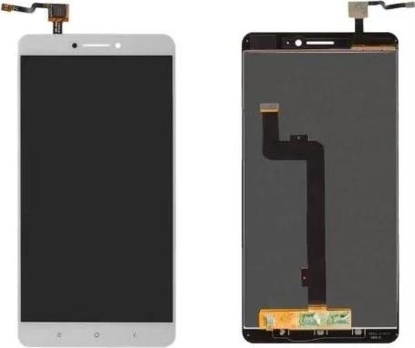 Xiaomi Uyumlu Mi Max Lcd Ekran Dokunmatik Beyaz Çıtasız - Image 1