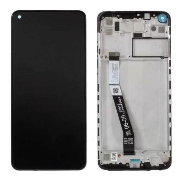 Xiaomi Uyumlu Redmi Note 9 Lcd Ekran Dokunmatik Siyah Çıtalı - Image 1