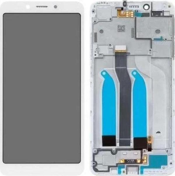 Xiaomi Uyumlu Redmi 6A Lcd Ekran Dokunmatik Beyaz Çıtalı - Image 1