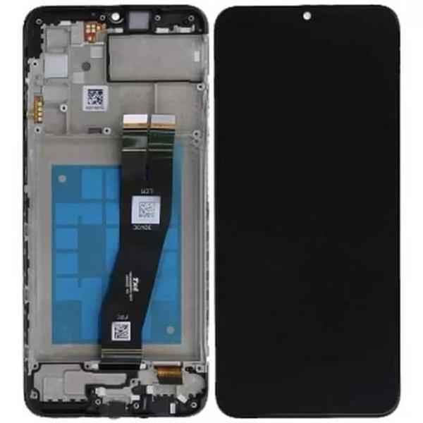 Samsung Uyumlu Galaxy A02S A025F Lcd Ekran Dokunmatik Siyah Servis Çıtalı Gh81-20118A - Image 1